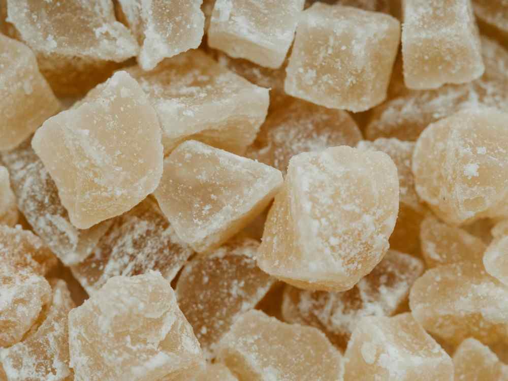 Présentation d'une photo des bienfaits du gingembre confit